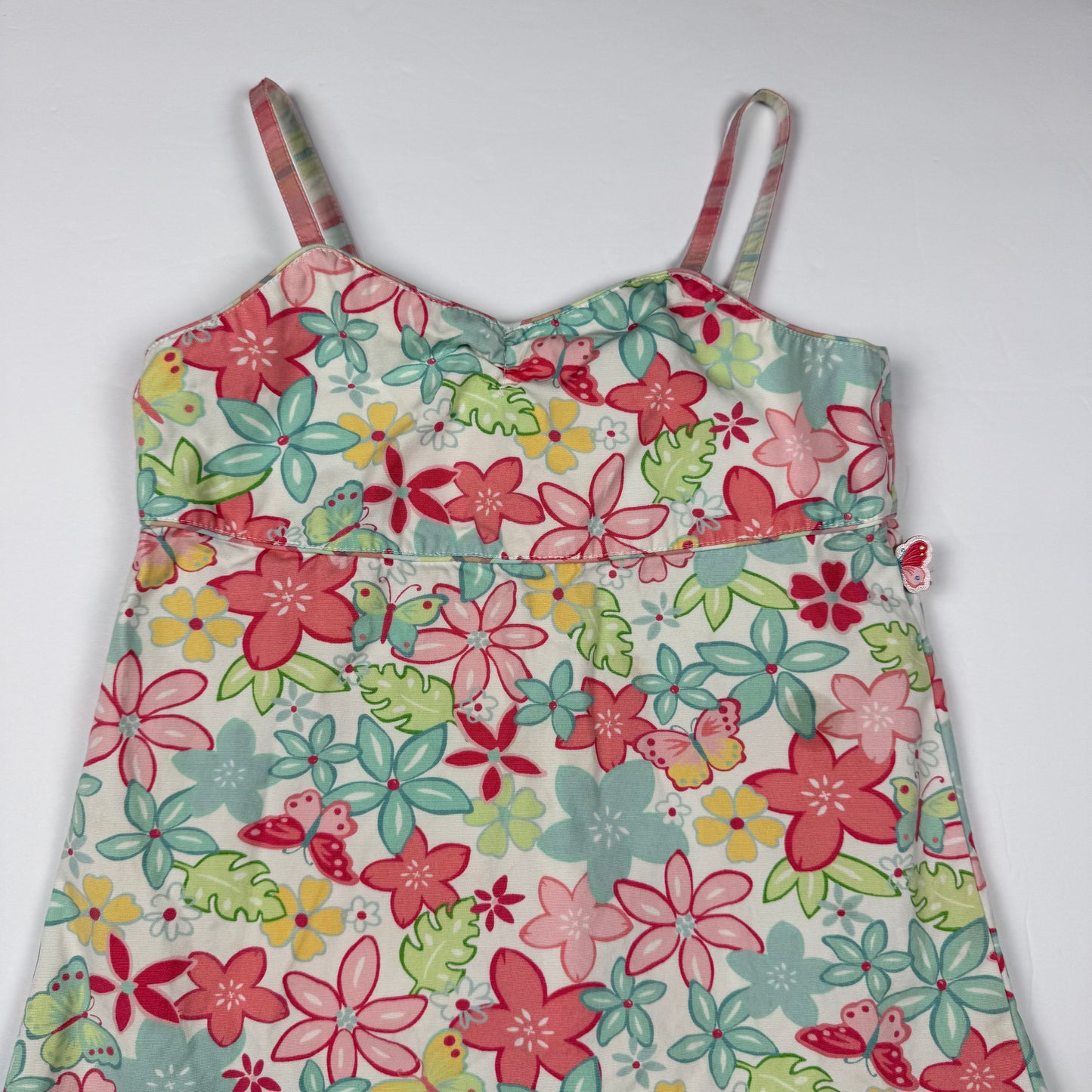 2001 Gymboree Floral Dress - 5T
