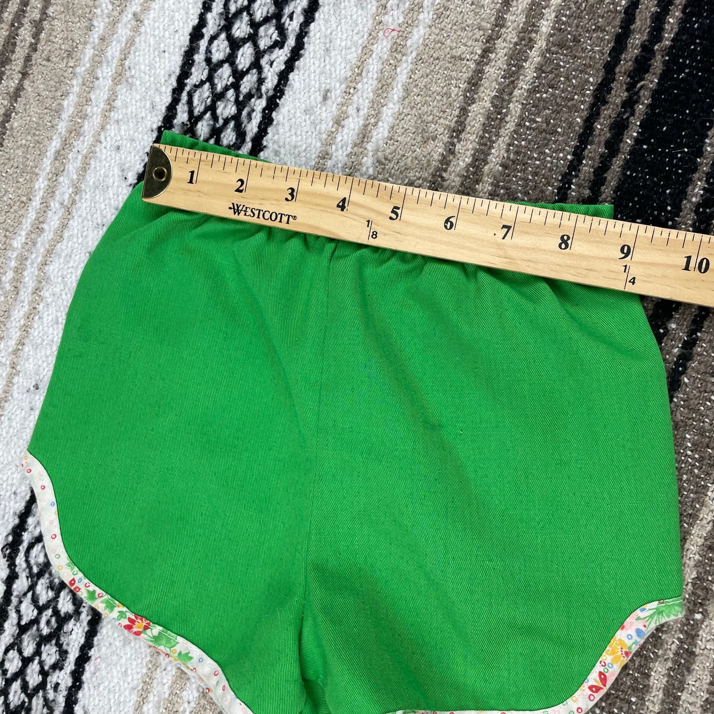 Vintage Green Track Shorts - 4/5T