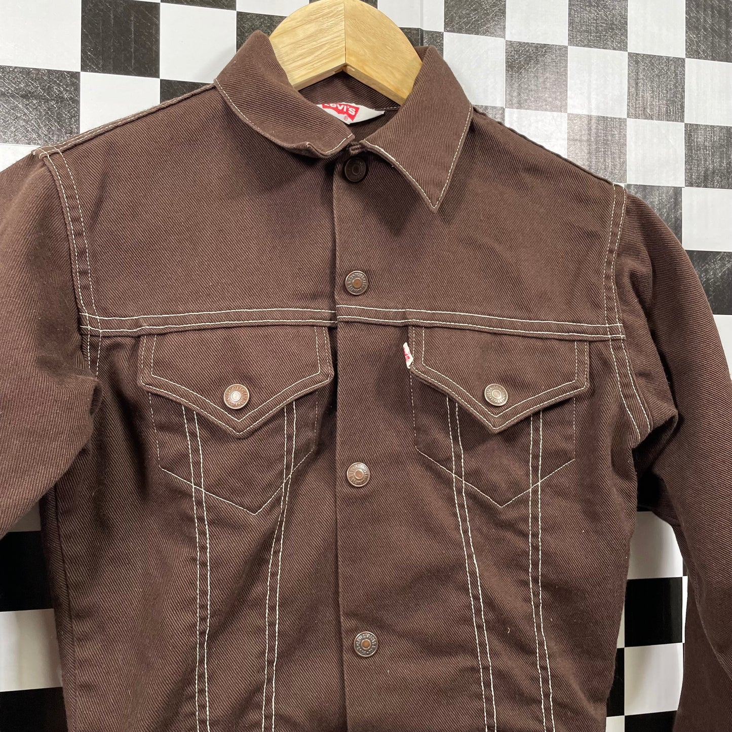 Vintage Levi's Brown Jacket - Size 6