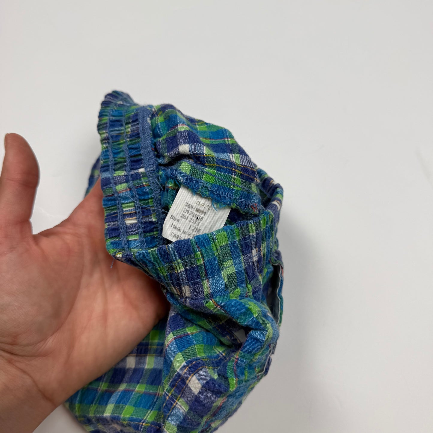 Vintage Oshkosh B'Gosh Plaid Shorts - 12 Months