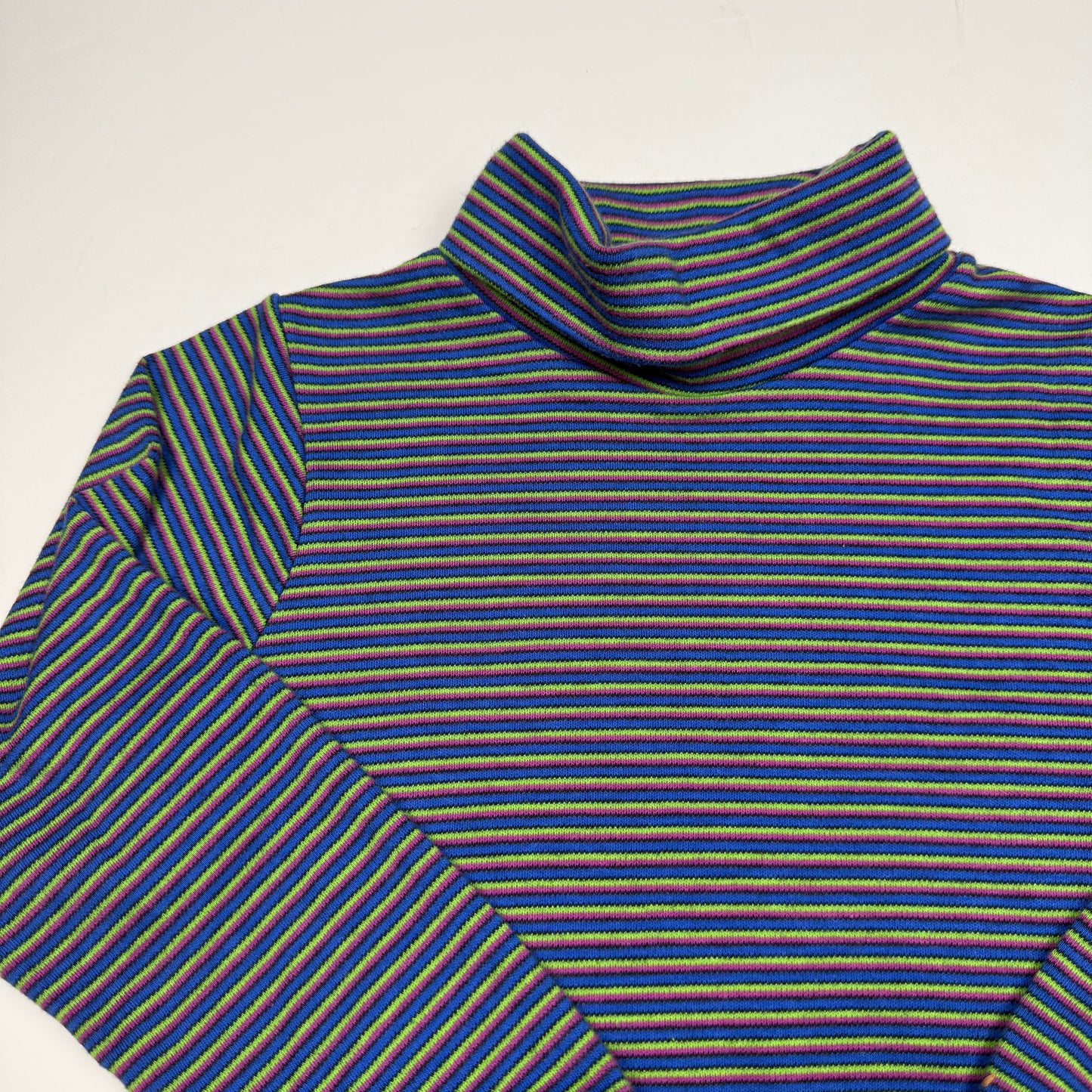 Vintage Carters Striped Turtleneck Shirt - 24 Months/2T