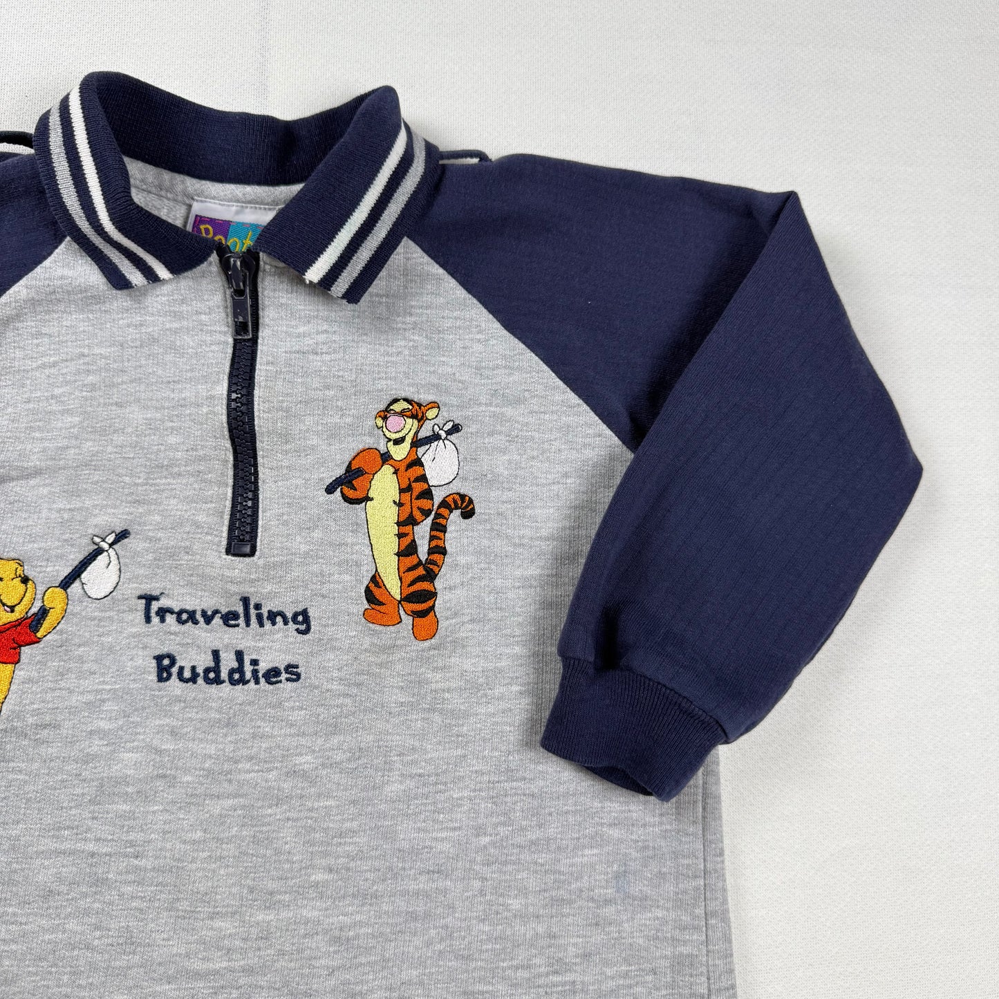 Vintage 1990's Winnie the Pooh Tigger Collared Sweatshirt - 4T