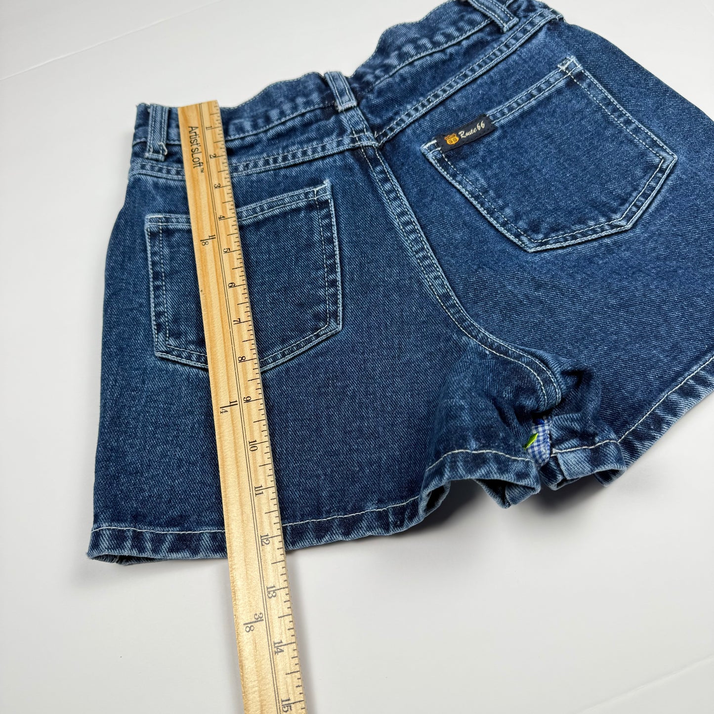 Y2K Floral Denim Shorts - Youth Size 10