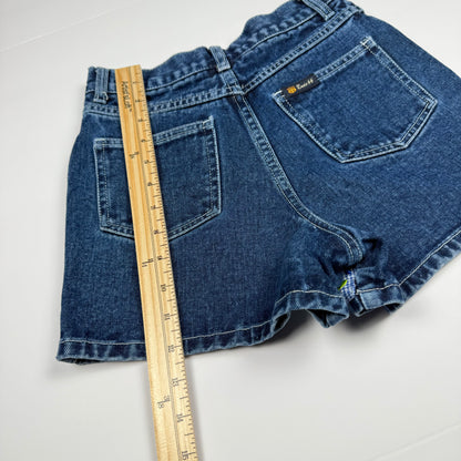 Y2K Floral Denim Shorts - Youth Size 10
