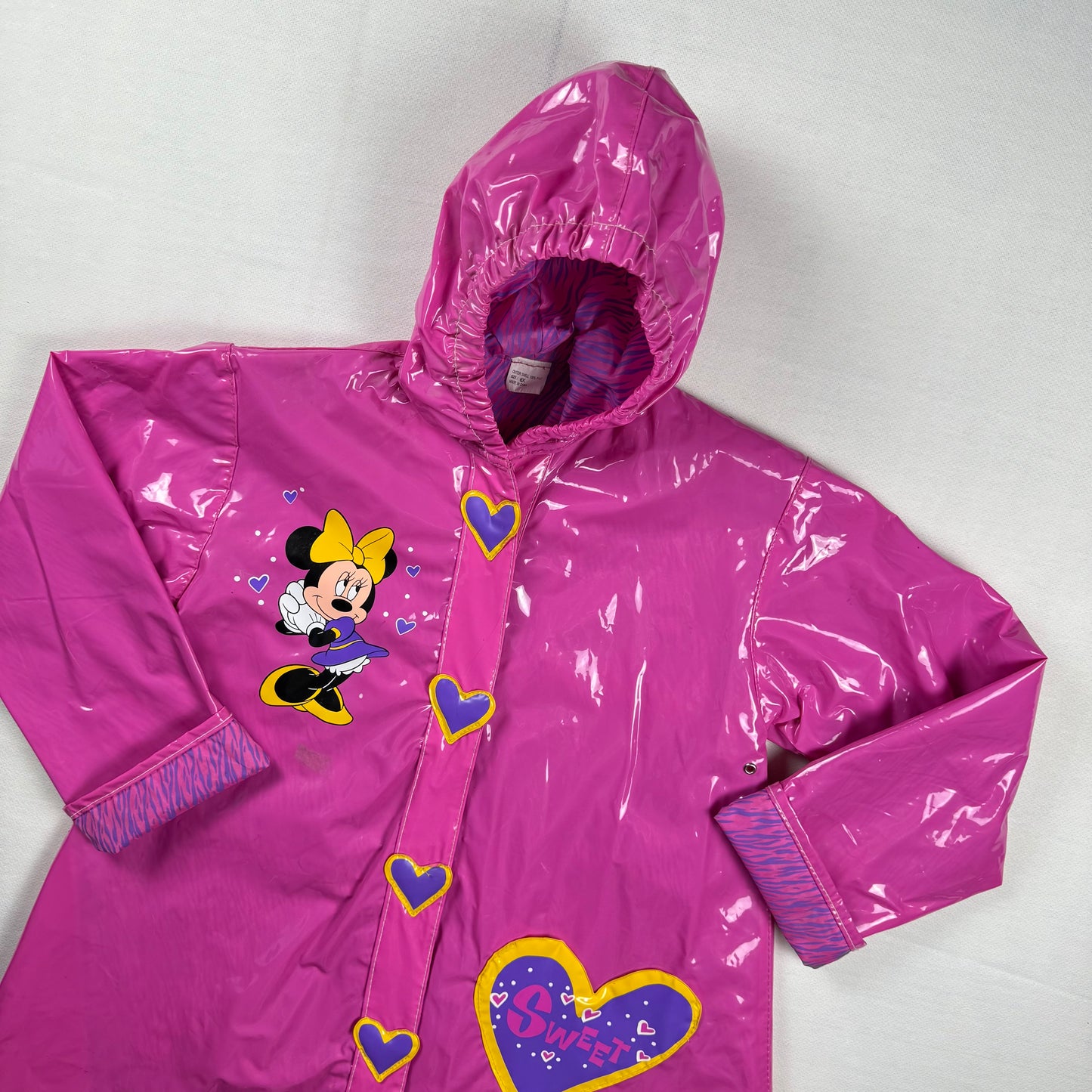 Vintage 1990's Minnie Mouse Rain Coat - Size 6