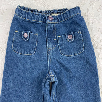 Y2K Classic Pooh Denim Pants - 3T