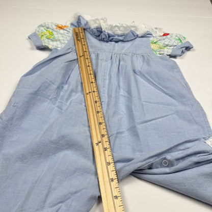 Vintage Vegetable Garden Romper - 12 Months