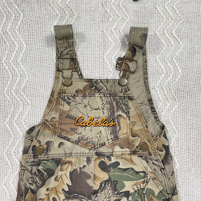 Vintage Cabelas Camo Overalls - 18/24 Months