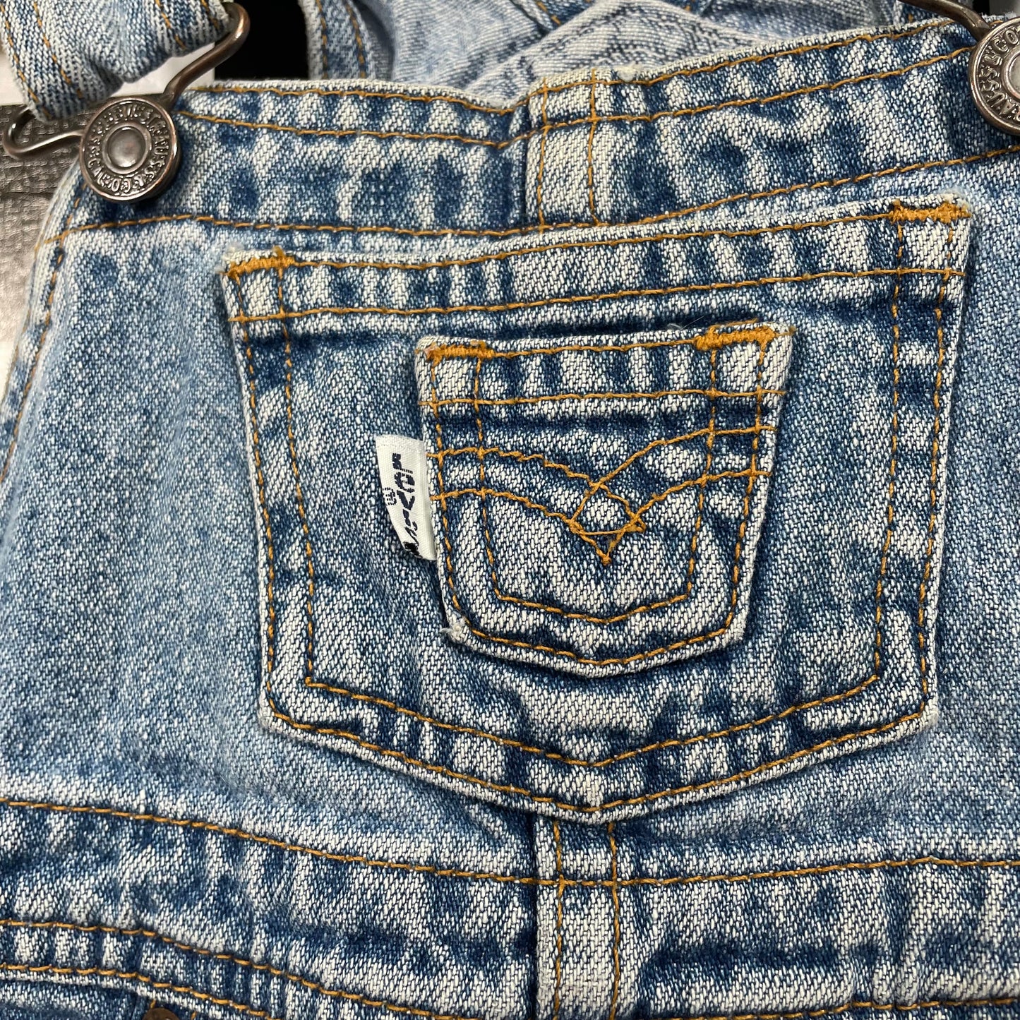 Vintage Y2K Levi's Denim Shortalls - 2T