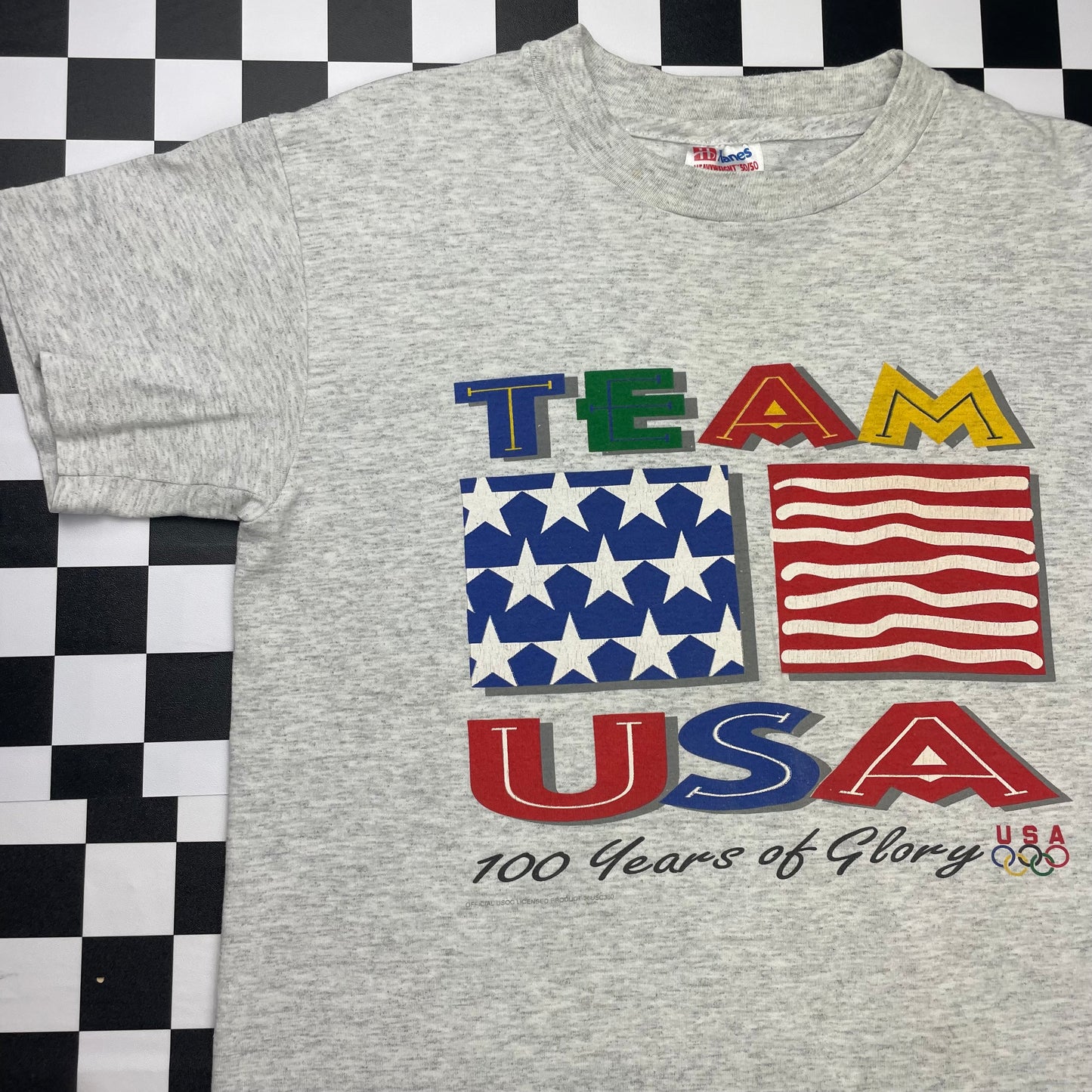 Vintage Team USA Olympics T-Shirt - Youth Large