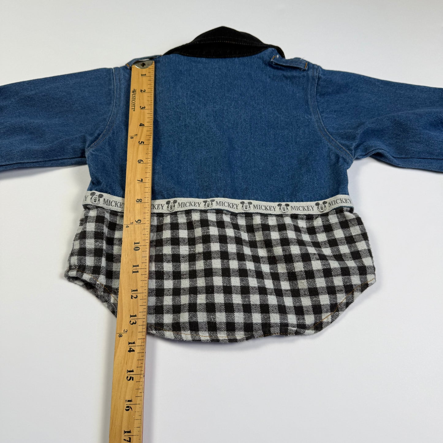 Vintage Mickey At Work Denim Shirt - 3T