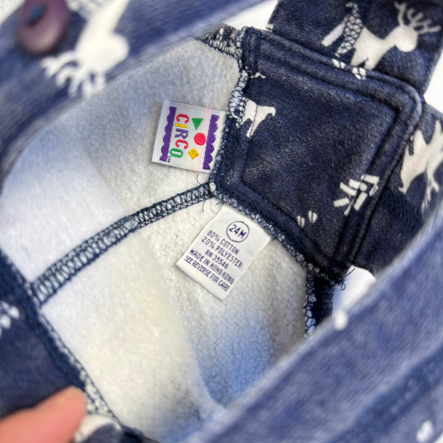 Vintage 1990's CIRCO Deer Bubble Romper - 24 Months