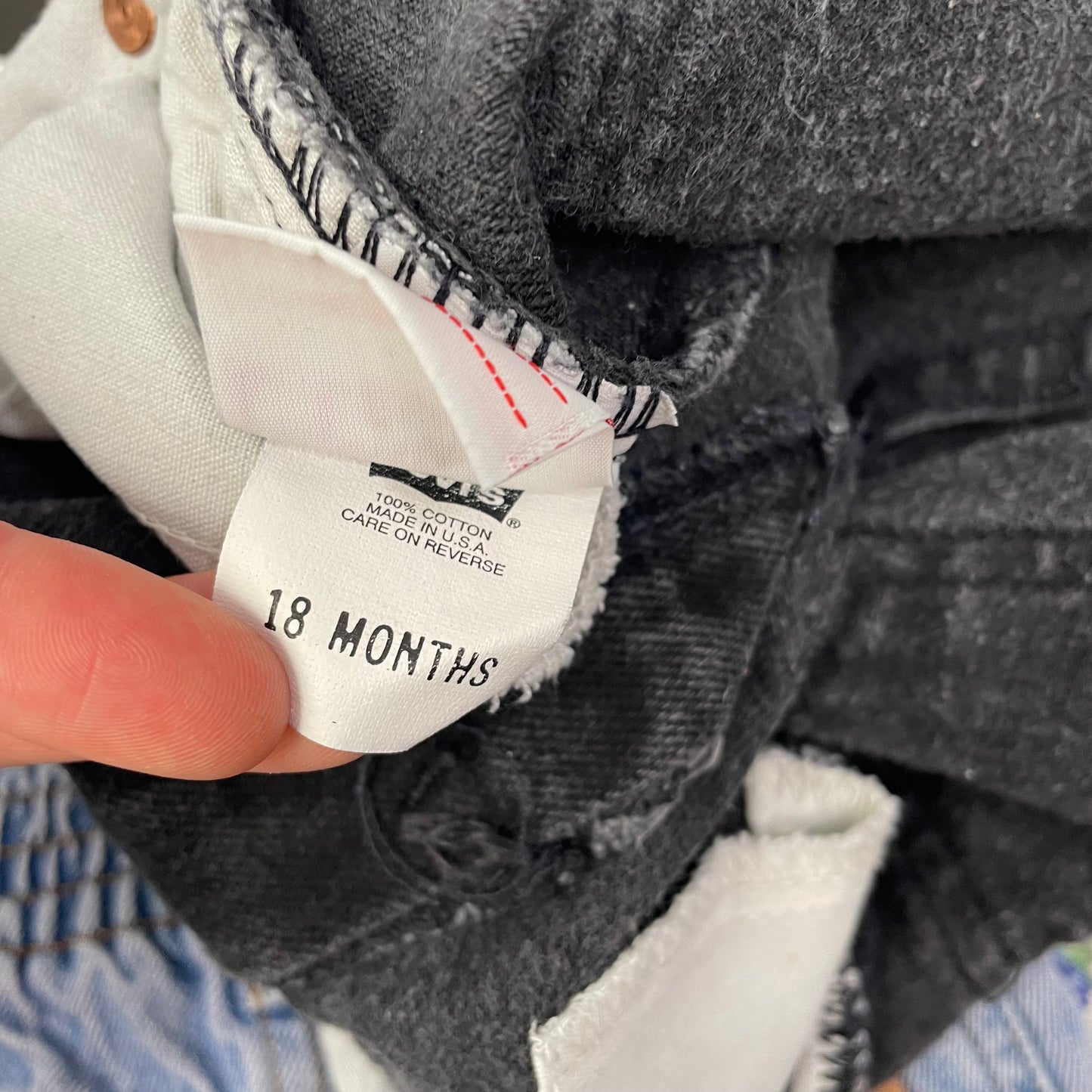 Vintage Faded Black Levi's Jeans - 18 Months