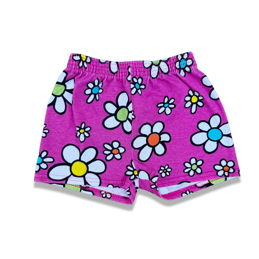 Vintage Flower Shorts - 4T