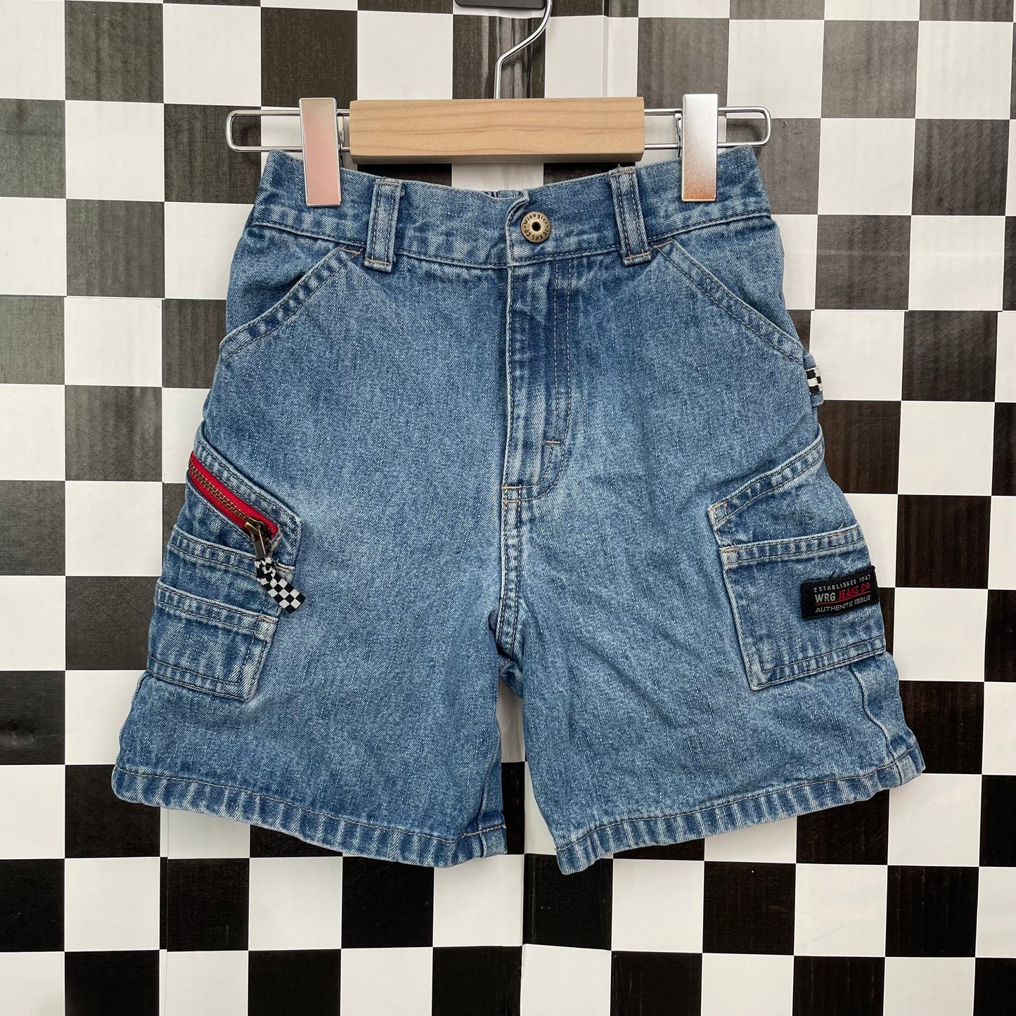 Y2K Wrangler Carpenter Denim Shorts - 4T