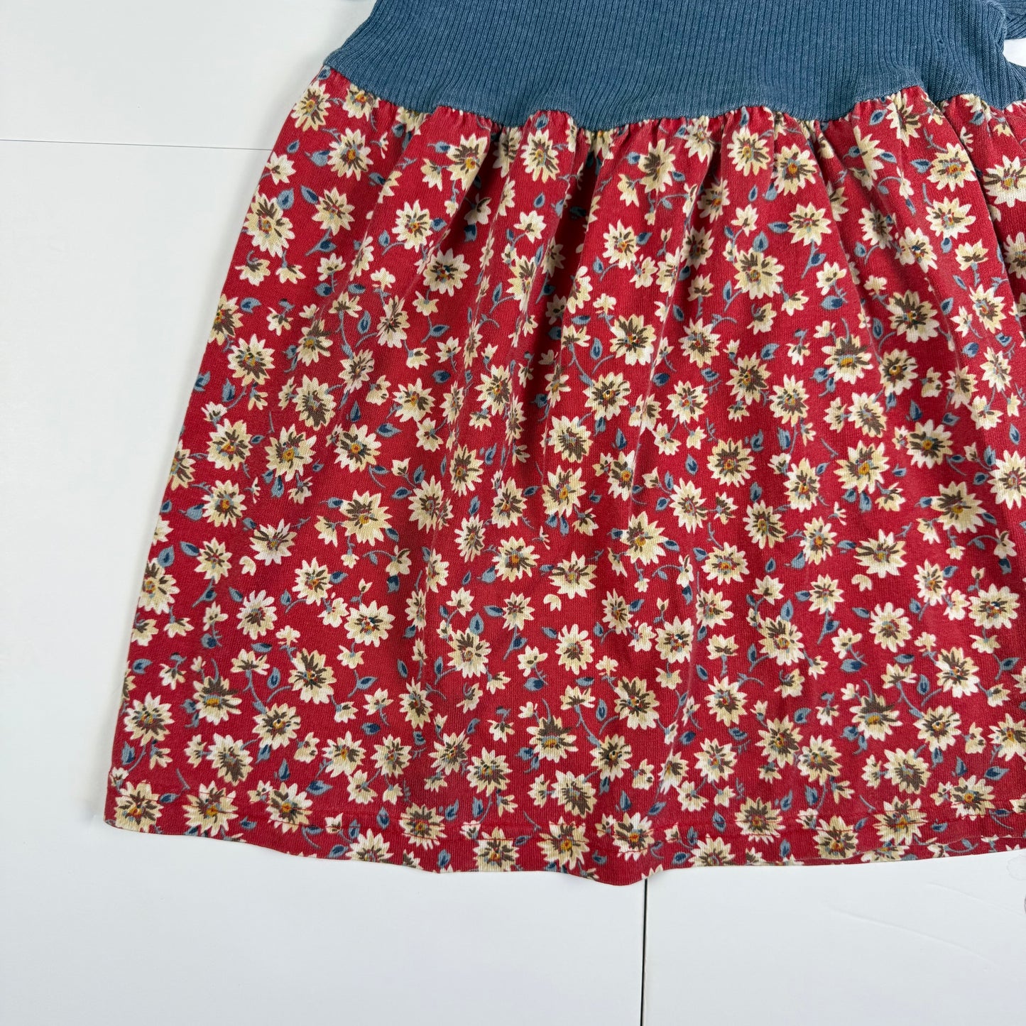 Vintage 1990's Sunflower Floral Dress - 3T