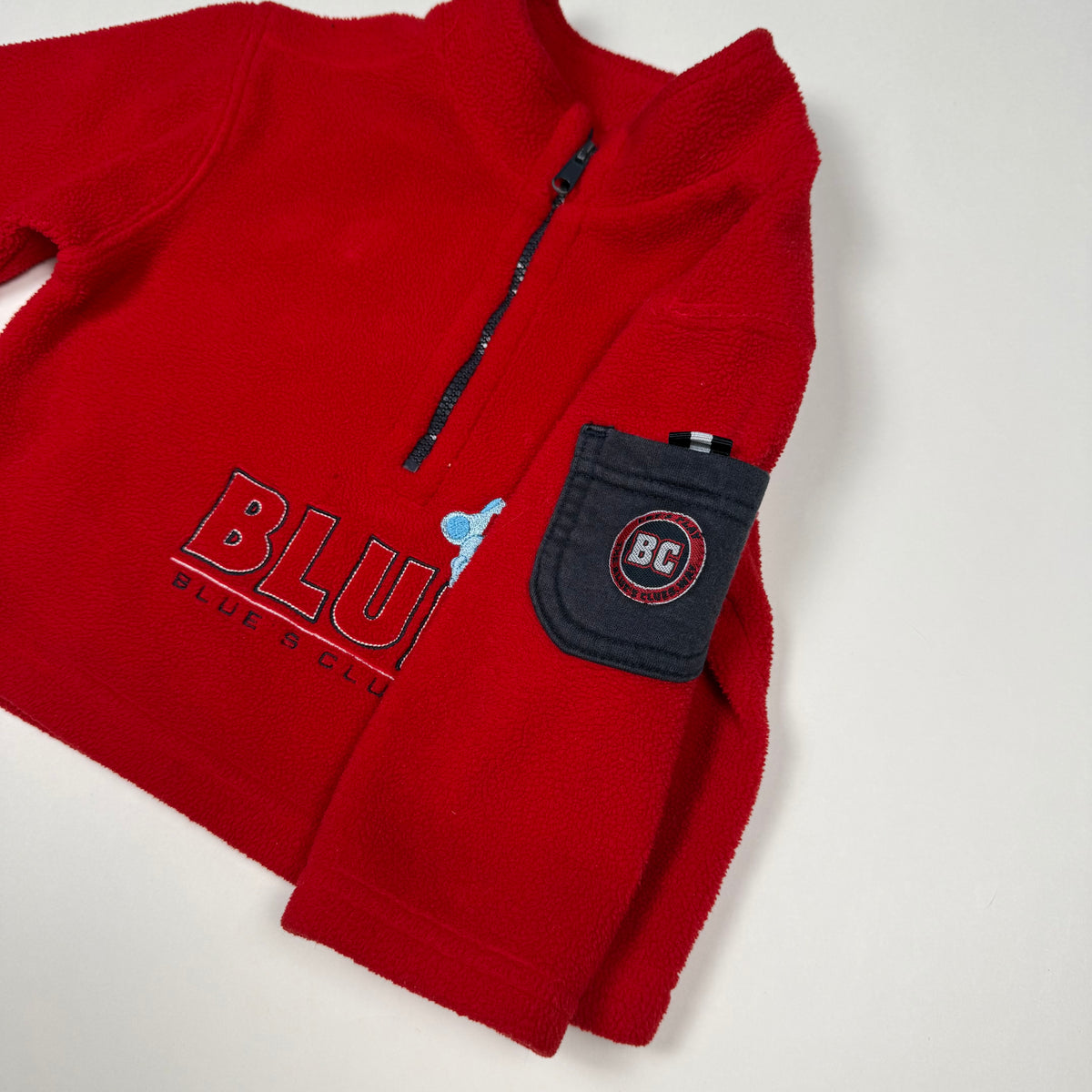 Vintage Y2K 2001 Blues Clues Fleece Zip Up Sweatshirt - 18 Months