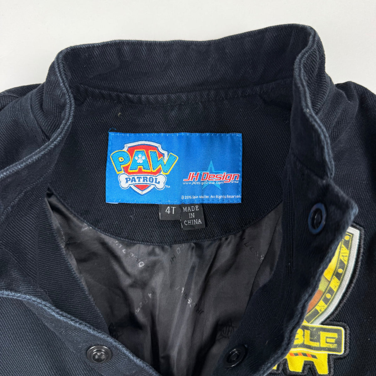 2016 Paw Patrol Rubble JH Designs Jacket - 4T