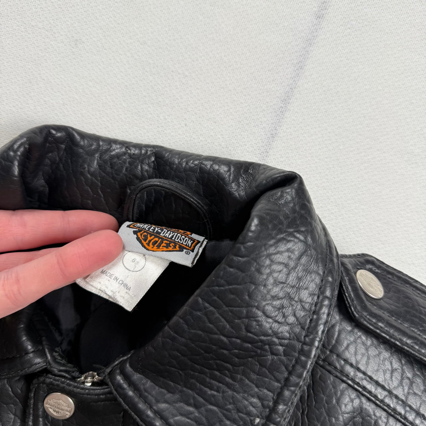 Vintage Y2K Harley Davidson Jacket - 4/5T
