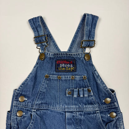 Vintage Y2K Clifford the Big Red Dog Overalls - 18 Months