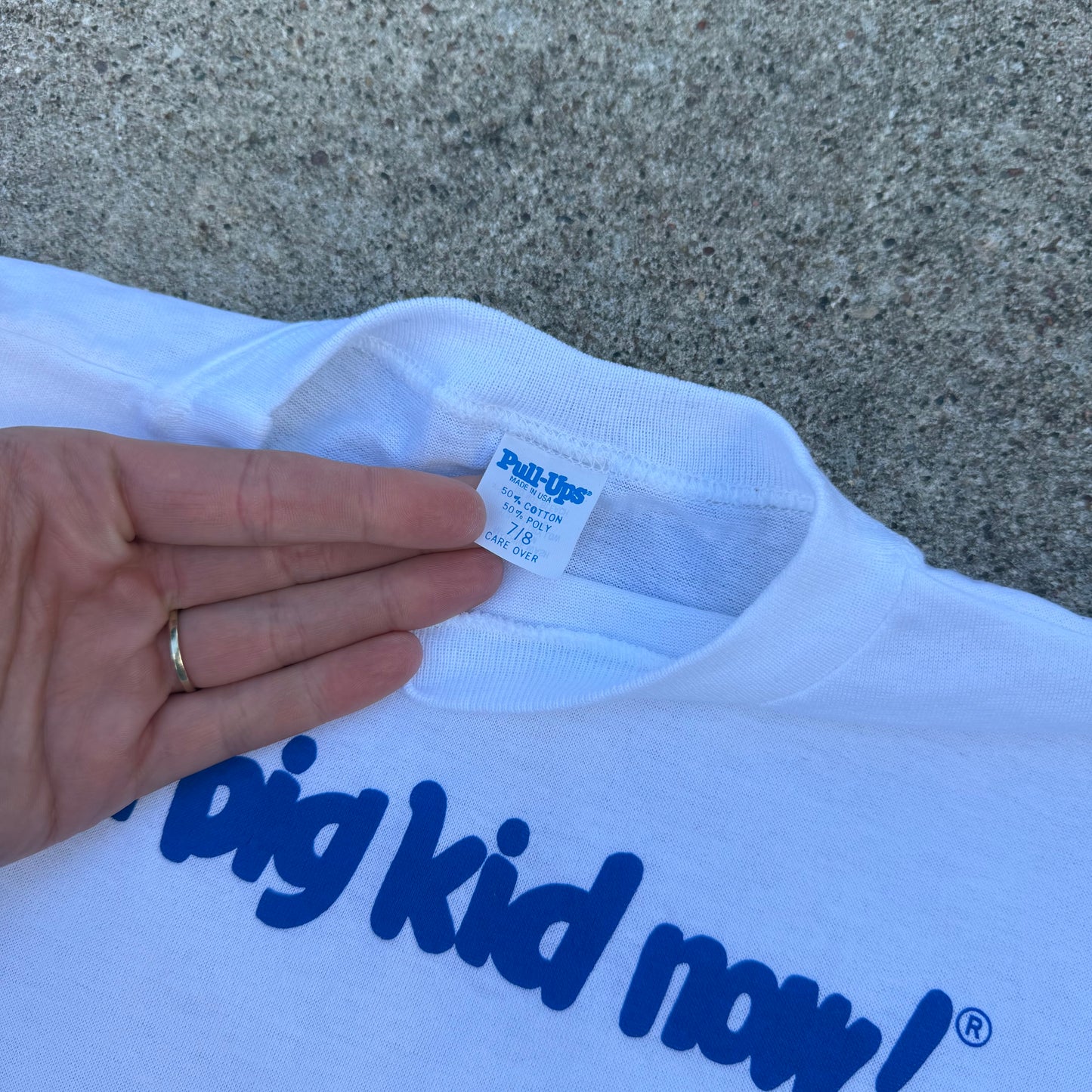 Vintage Huggies "I'm a Big Kid Now" T-shirt - 5/6