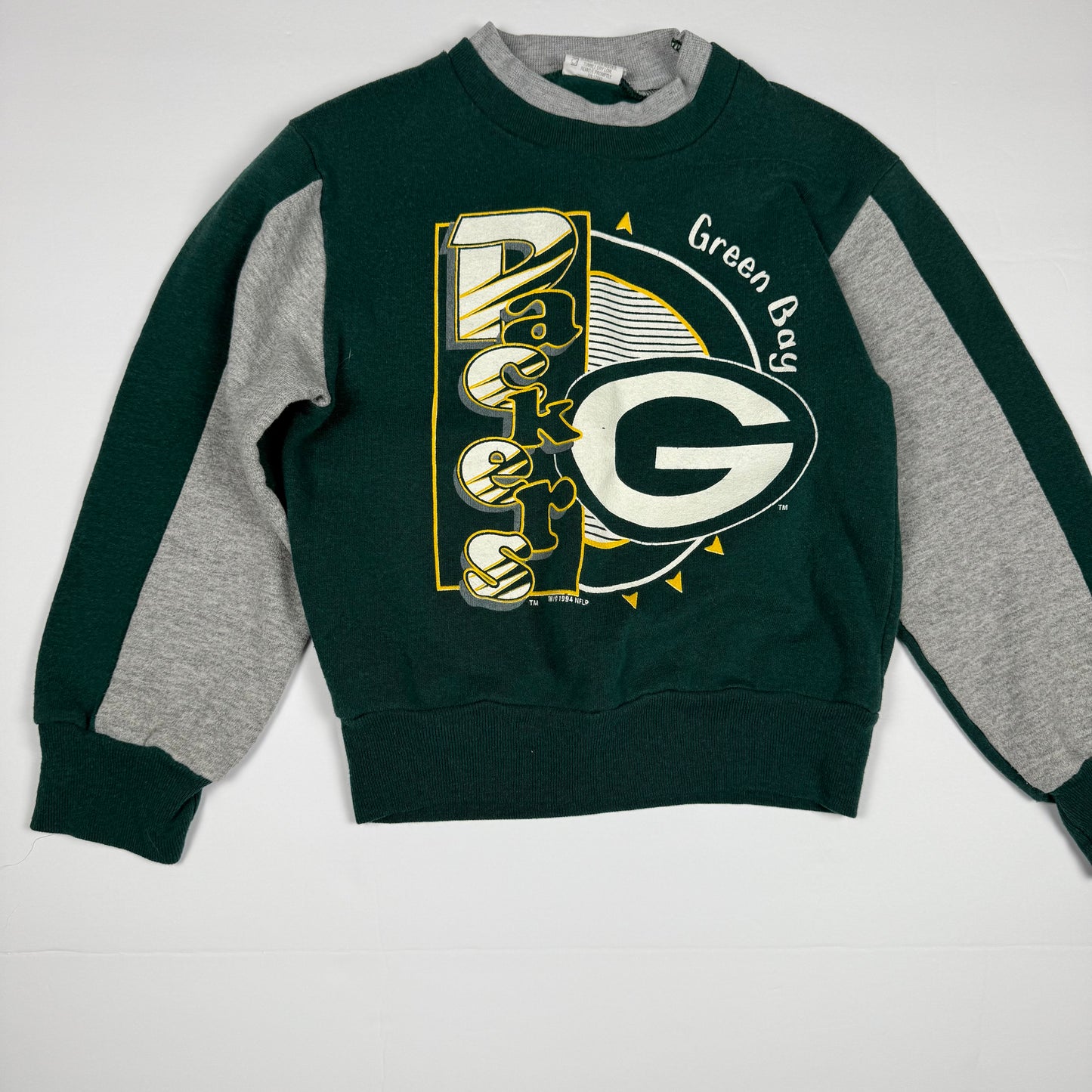 Vintage 1990's Greenbay Packers Crewneck Sweatshirt - 3/4T