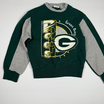 Vintage 1990's Greenbay Packers Crewneck Sweatshirt - 3/4T