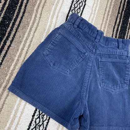 Vintage New Legends Blue Corduroy Shorts - Size 7