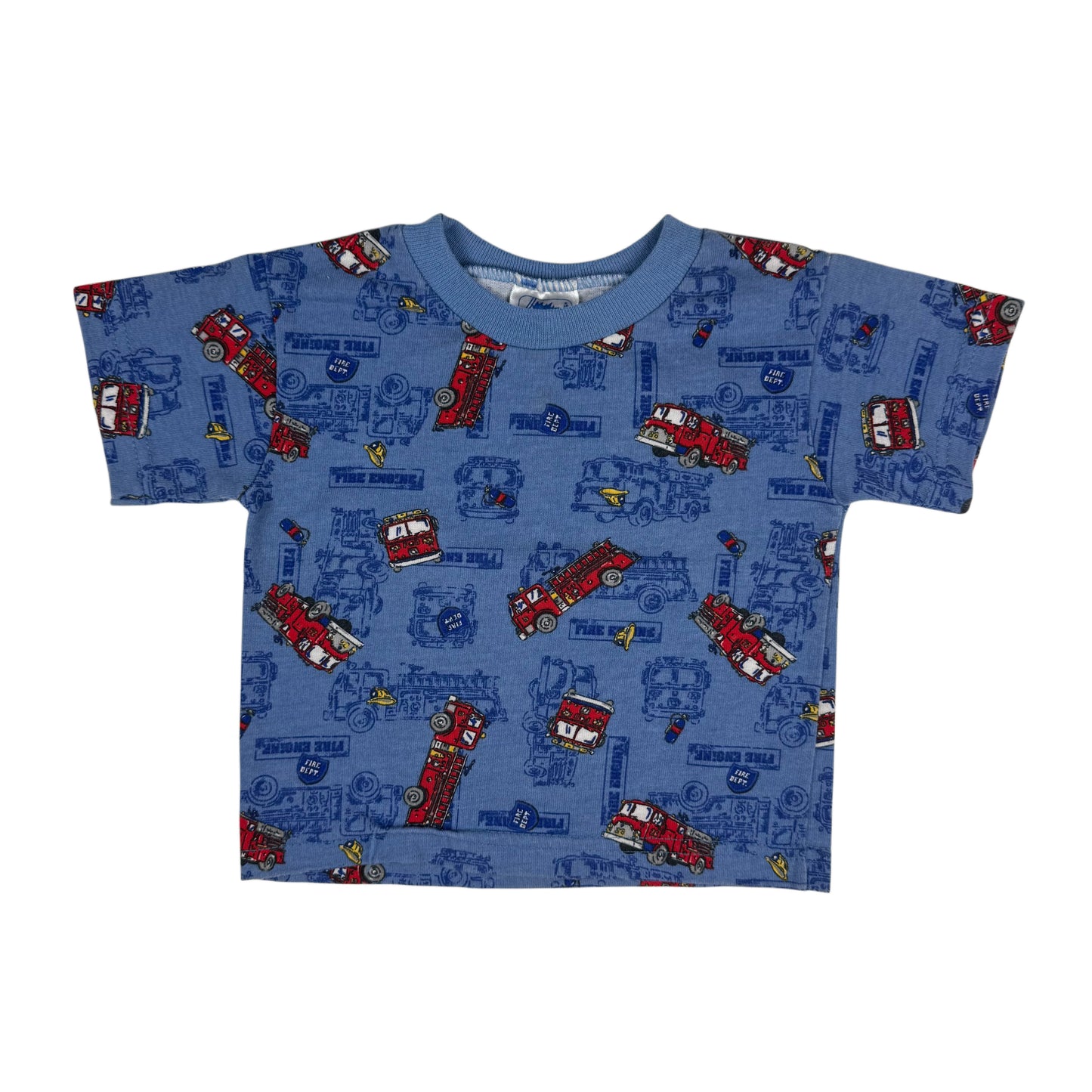 Vintage Fire Truck AOP T-Shirt - 12 Months