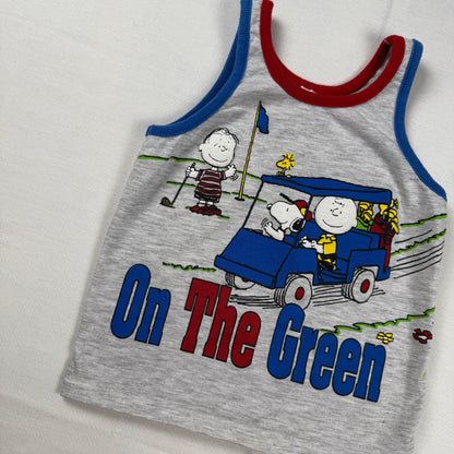 Vintage 1990's Peanuts Snoopy Golf Shirt - 4/5T