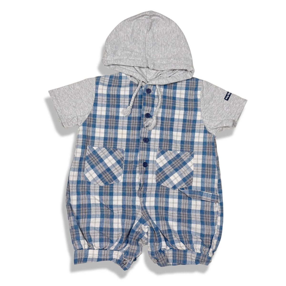 Vintage Oshkosh B'Gosh Plaid Romper - 12 Months