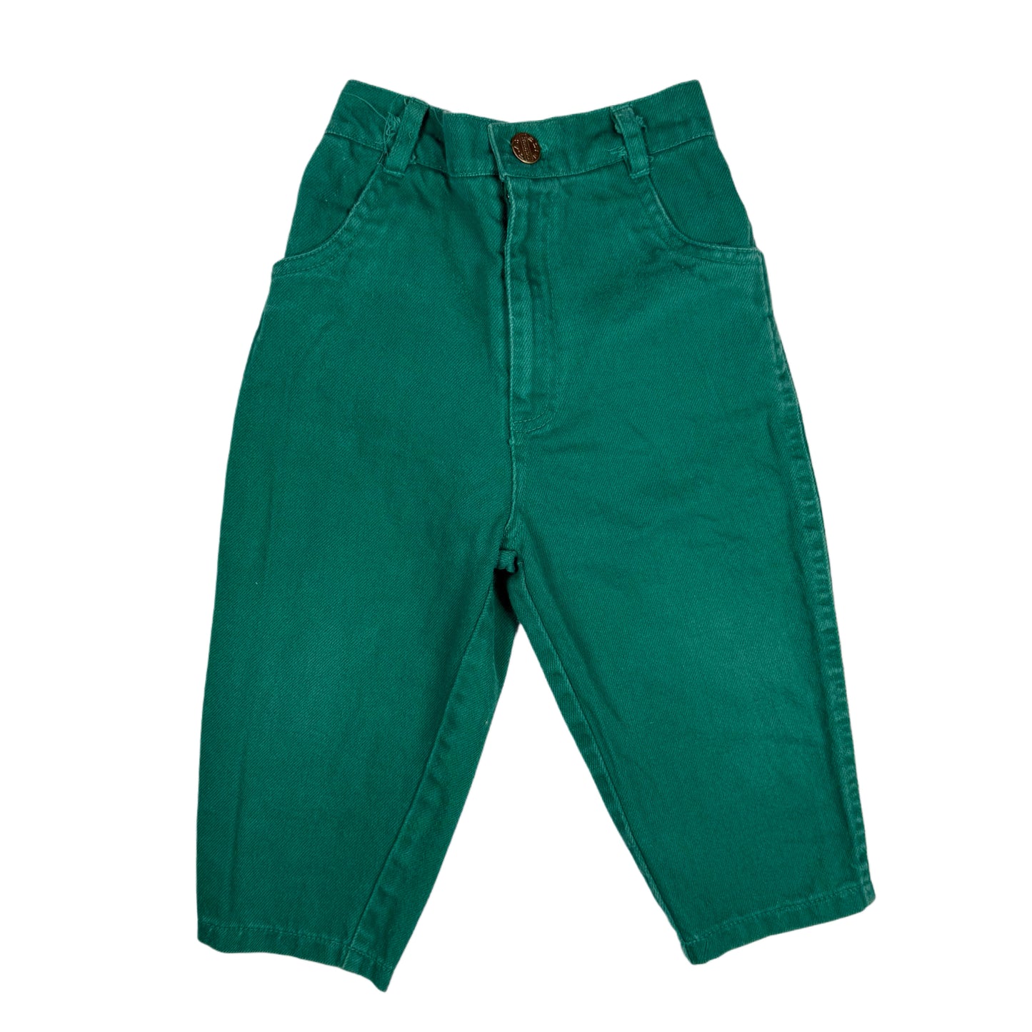 Vintage Baby Green Denim Pants - 24 Months