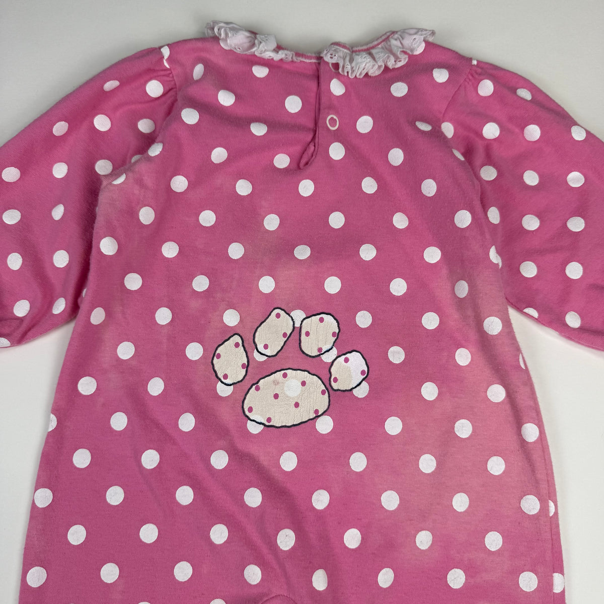 Vintage 1990's Snoopy Polka Dot Romper - 18 Months