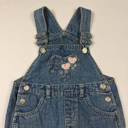 Y2K Floral Denim Dress - 3T