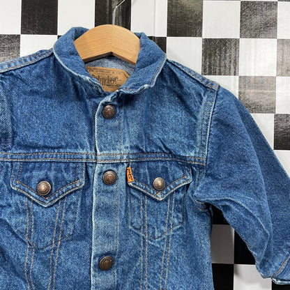 Vintage Levi's Orange Tab Denim Jacket - 24 Months