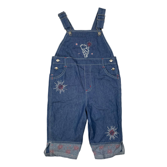 Y2K Winnie the Pooh Overalls - 4T