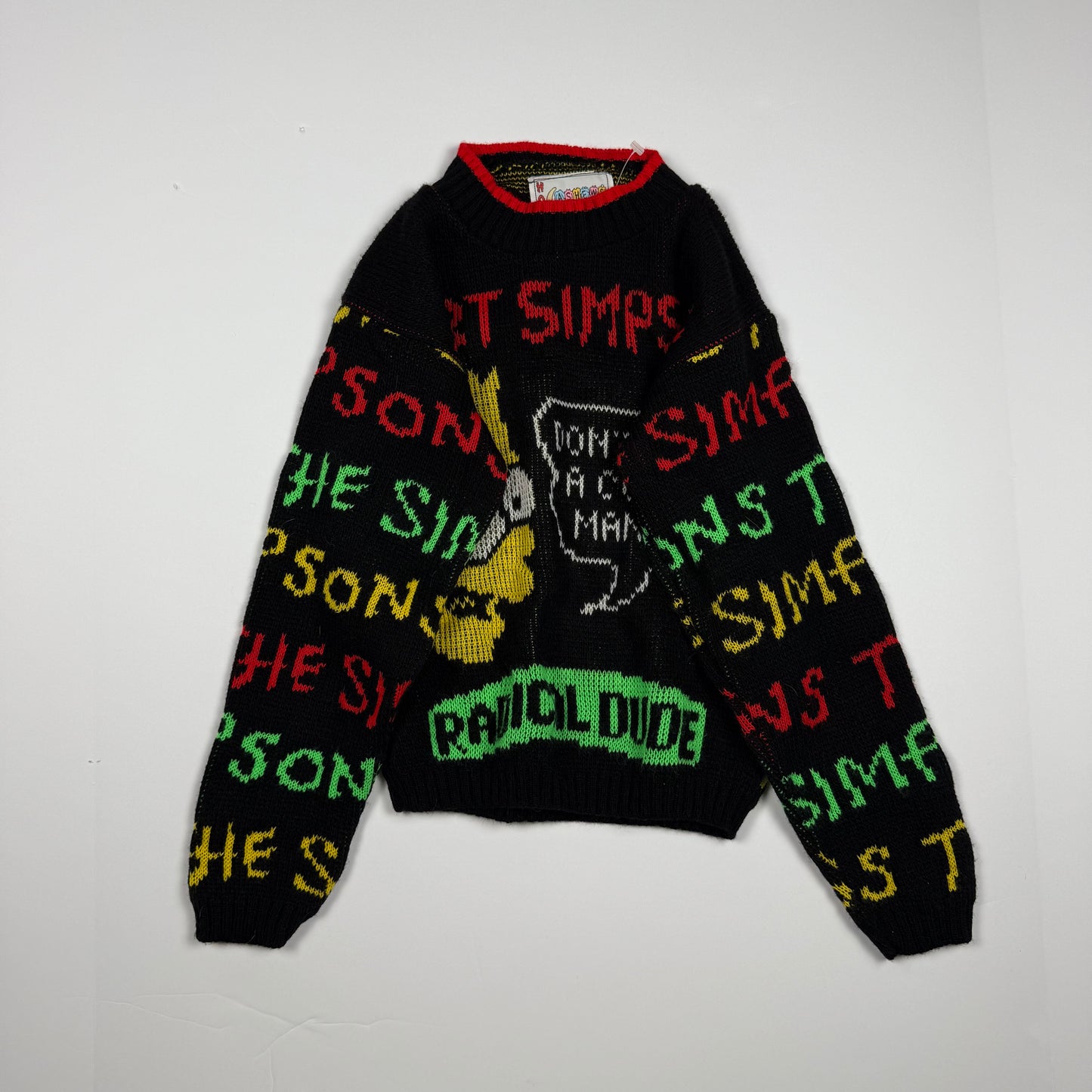 Vintage 1990 Simpsons Hot Cashew Sweater NWT - 4/5T