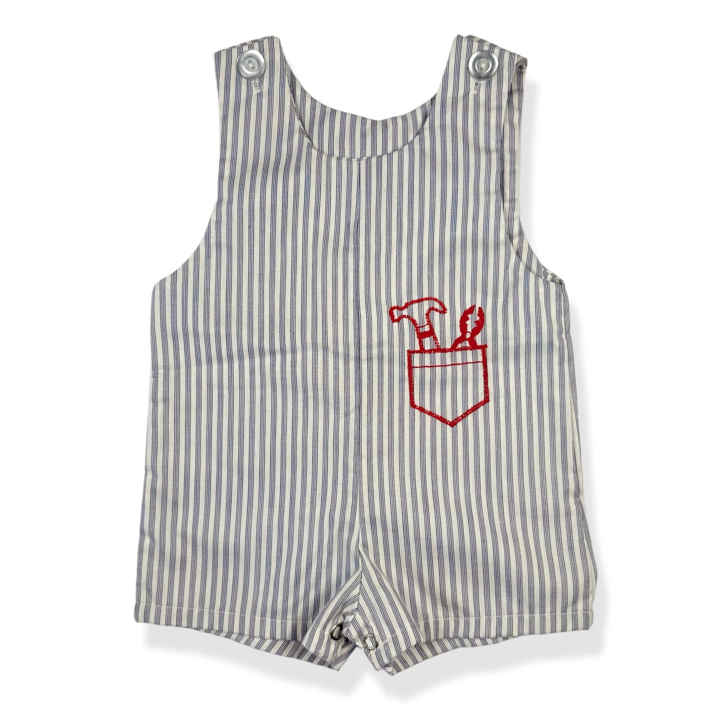 Vintage Striped Tool Romper - 18 Months