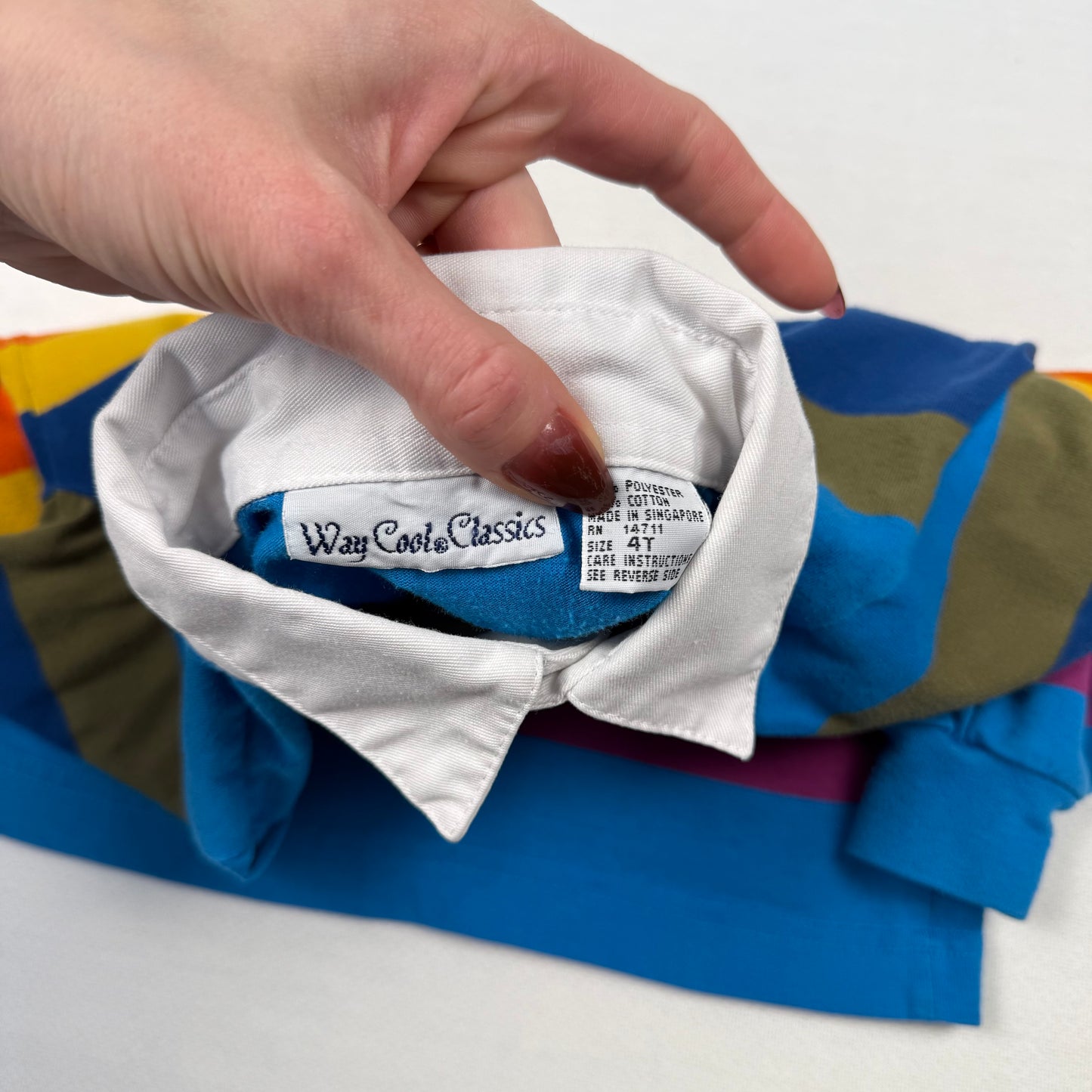 Vintage Striped Collared Shirt - 2T