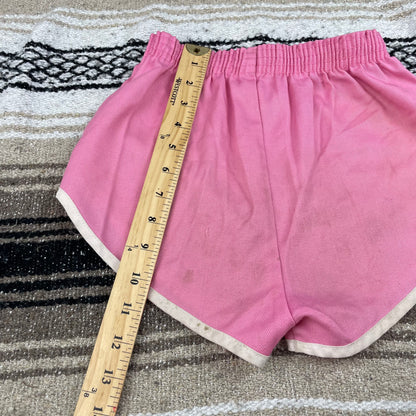 Vintage Pink Track Shorts - Youth Medium