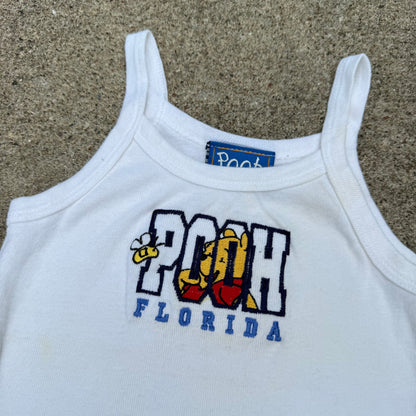 Vintage 1990's Winnie the Pooh Florida Tank Top - 2/3T