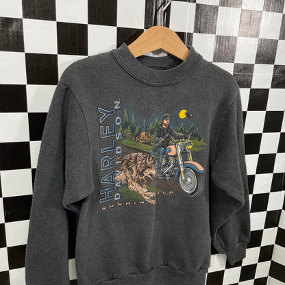 Vintage 1990's Harley Davidson Sweatshirt - 4/5T