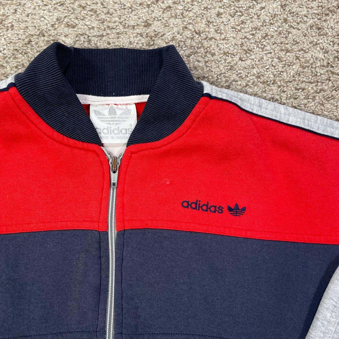 Vintage 1980's Adidas Zip Up Sweatshirt - 5/6