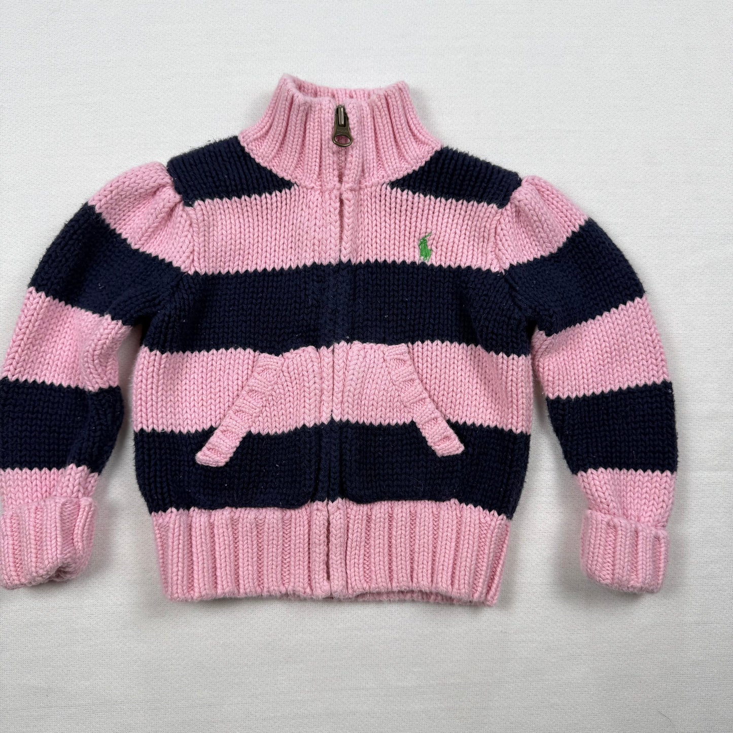 Y2K Ralph Lauren Knit Baby Sweater - 12 Months