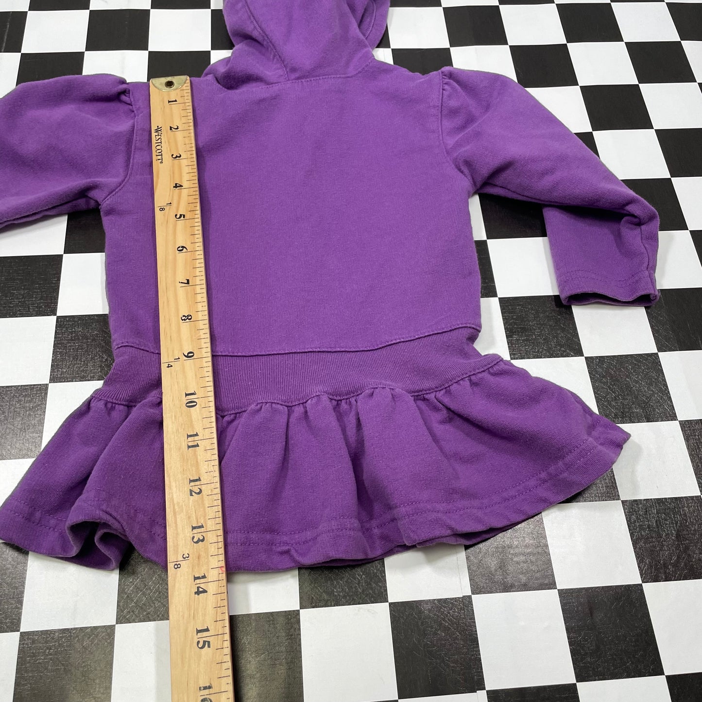 Y2K Winnie the Pooh Purple Sweatshirt - 18 Months