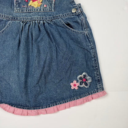 Vintage Y2K Winnie the Pooh Denim Dress - 3T