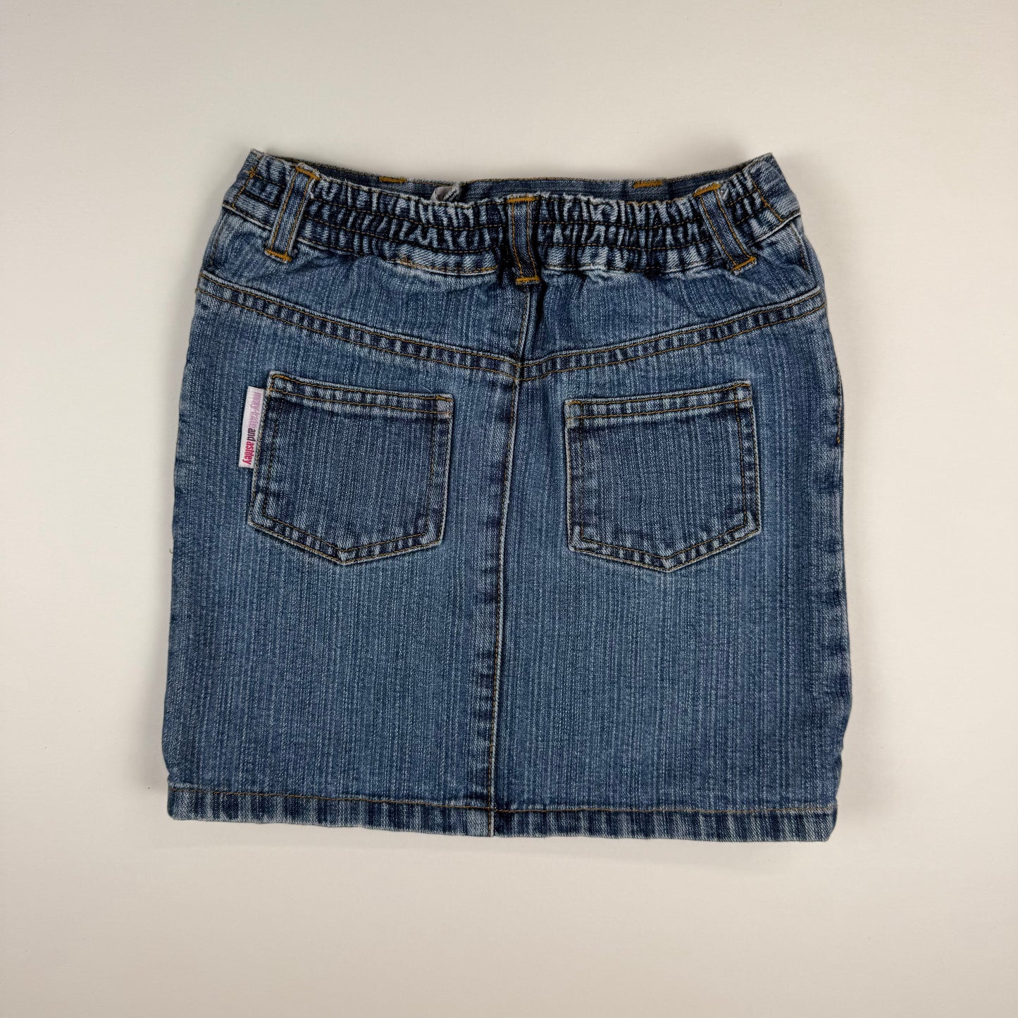 Y2K Mary Kate and Ashley Floral Denim Skirt - 4T