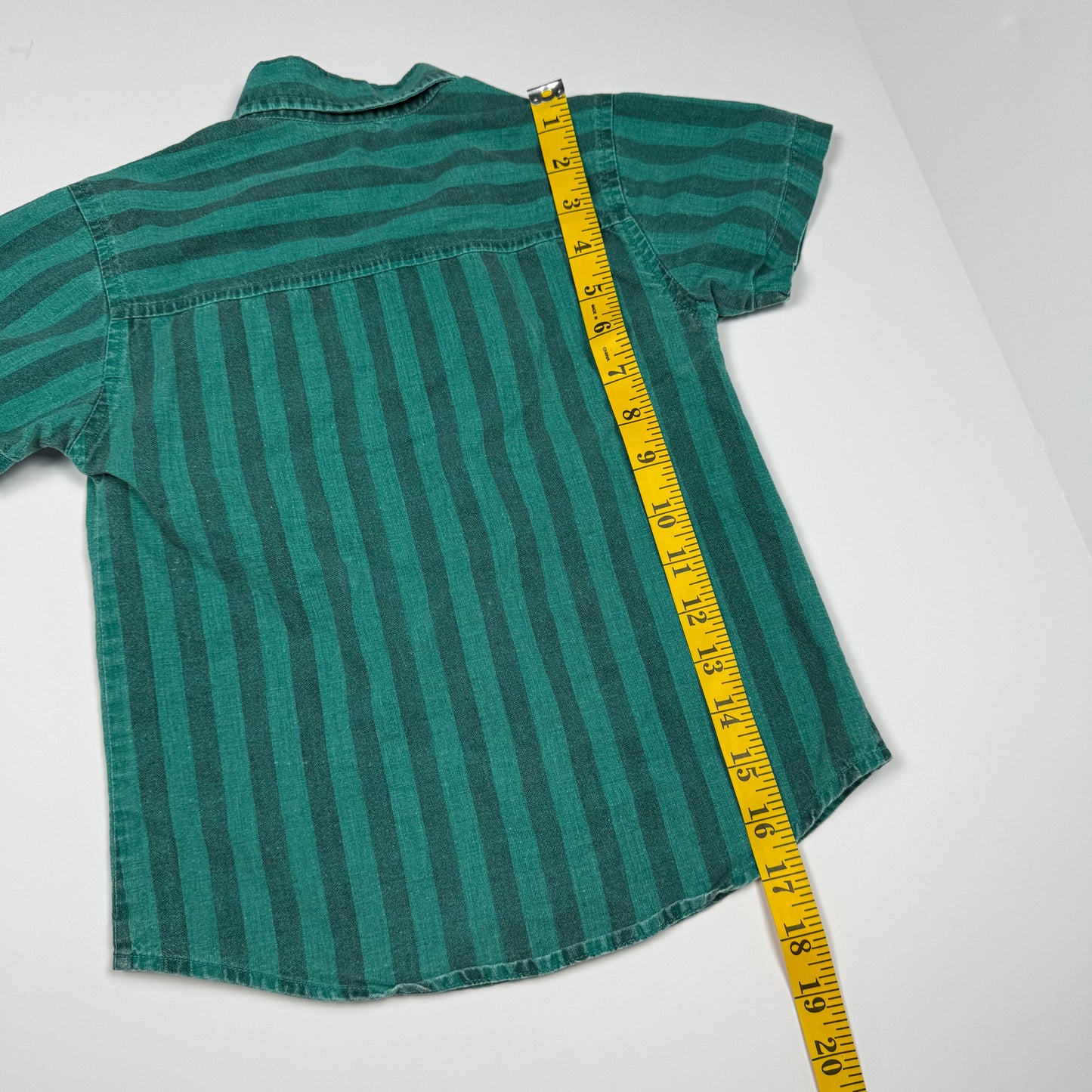 Vintage Electric Kids Striped Button Down Shirt - 4/5T