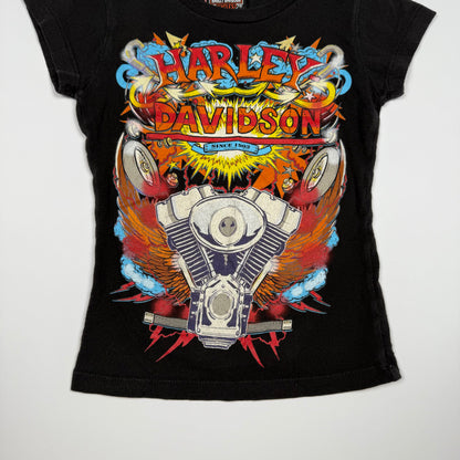 Y2K Harley Davidson T-Shirt - 2/4T