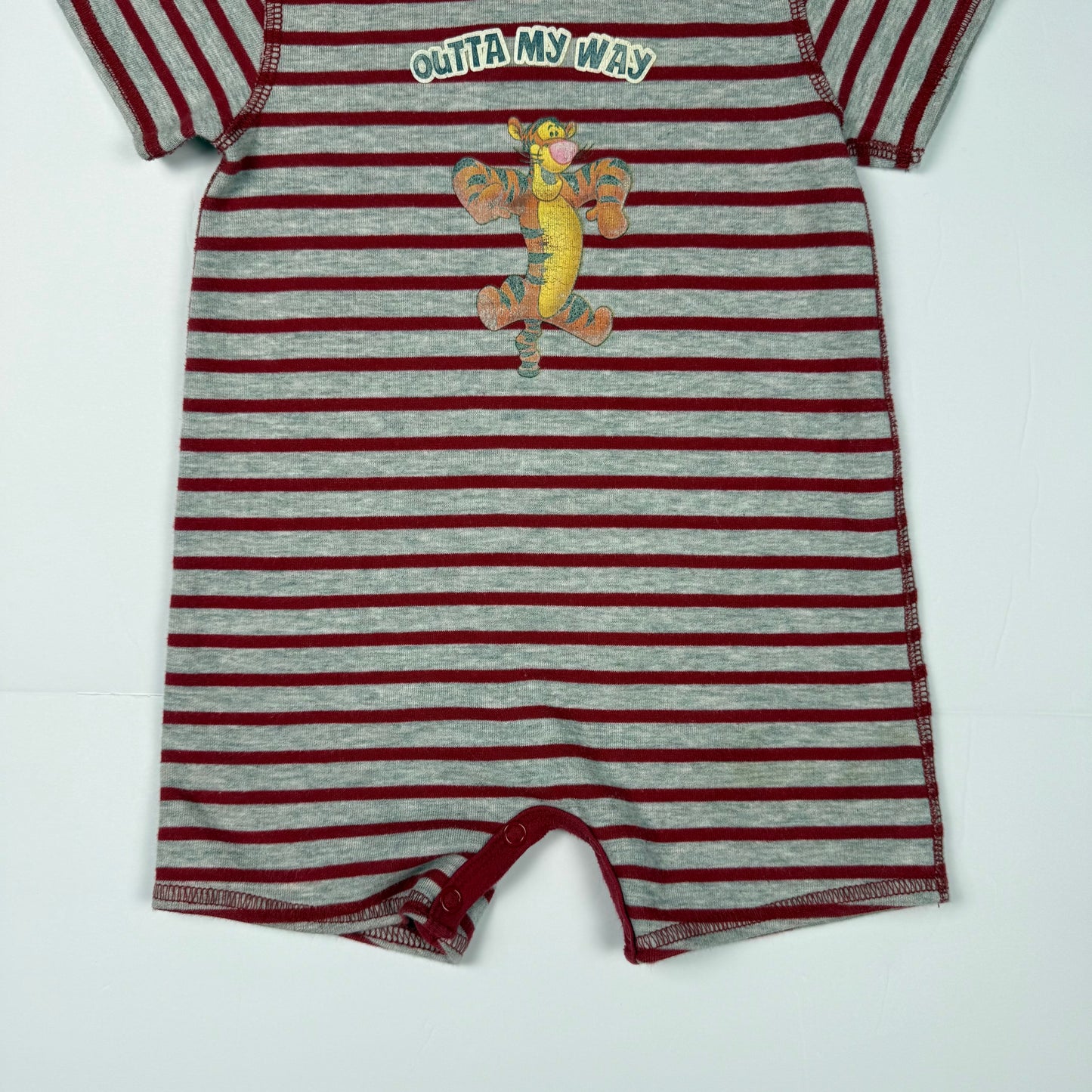 Y2K Tigger Striped Romper - 12/18 Months